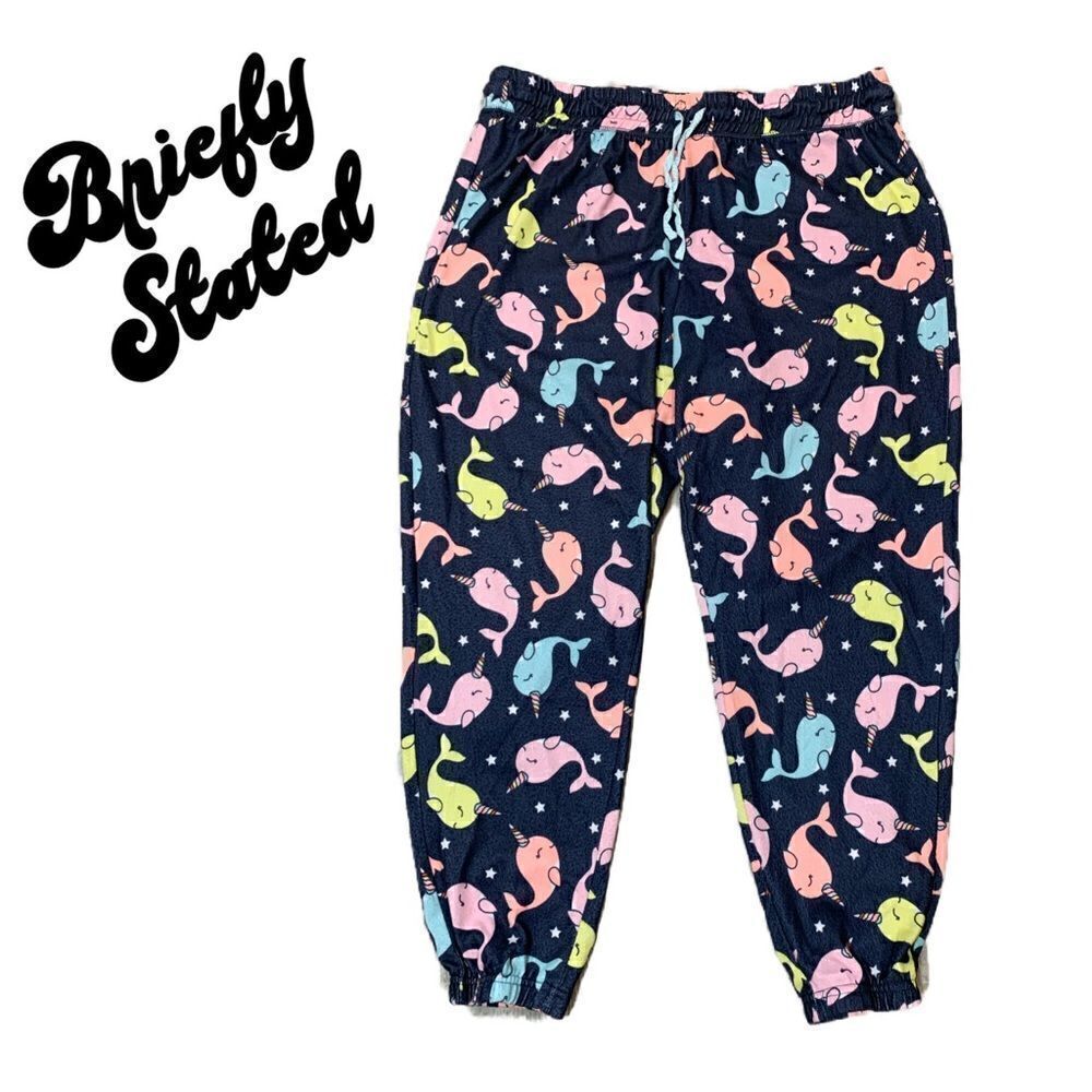 Briefly stated unicorn whales xL (16-18) Lounge pants - Picture 2 of 9